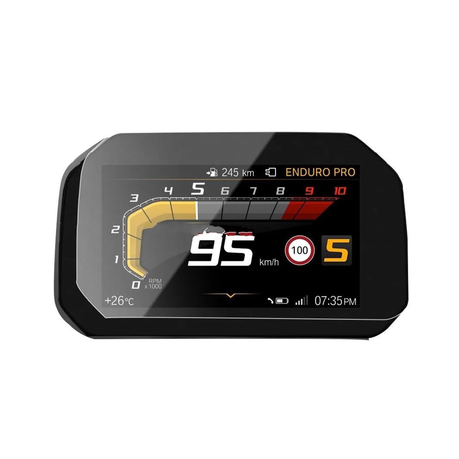 Tachoschutzfolie Für R1300GS Für R 1300 GS 2023 2024 Motorrad Dashboard Screen Protector Anti-Scratch HD Instrument Schutz Film Armaturenbrett Displayschutzfolie(3 Sets) von ZHANGZHENGYAO