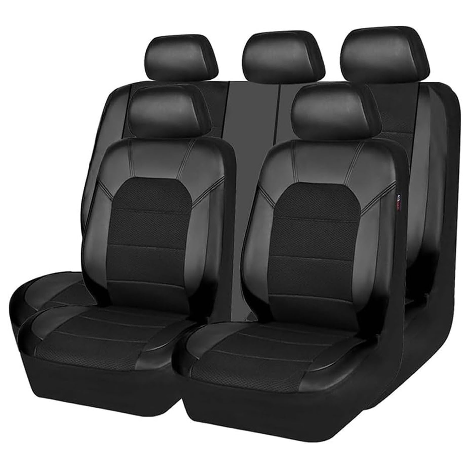 ZHAOHAO Autositzbezüge für Dacia Logan MCV 2008-2017 2018 2019 2020, Allwetter Komfortabler Ledersitzbezüge Wasserdichtes Full Set Sitzbezüge Auto Zubehör,Black ZHAOHAO Autositzbezüge für Dacia Logan MCV 2008-2017 2018 2019 2020, Allwetter Komfortabler Ledersitzbezüge Wasserdichtes Full Set Sitzbezüge Auto Zubehör,Black von ZHAOHAO