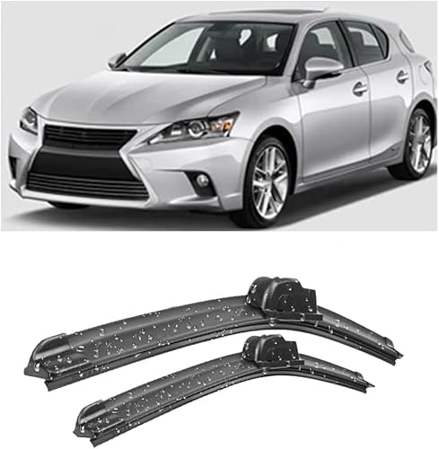Scheibenwischer Set für Lexus CT 200h CT200h 2011-2022, Auto Scheibenwischerblatt Ersatz-Scheibenwischer für Frontscheibe Ersatzwischblätter Scheibenwischer Set für Lexus CT 200h CT200h 2011-2022, Auto Scheibenwischerblatt Ersatz-Scheibenwischer für Frontscheibe Ersatzwischblätter von ZHAOWLI