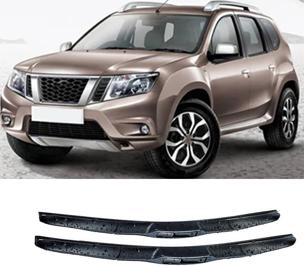 Scheibenwischer Set für Nissan Terrano 2011-2016, Auto Scheibenwischerblatt Ersatz-Scheibenwischer für Frontscheibe Ersatzwischblätter Scheibenwischer Set für Nissan Terrano 2011-2016, Auto Scheibenwischerblatt Ersatz-Scheibenwischer für Frontscheibe Ersatzwischblätter von ZHAOWLI