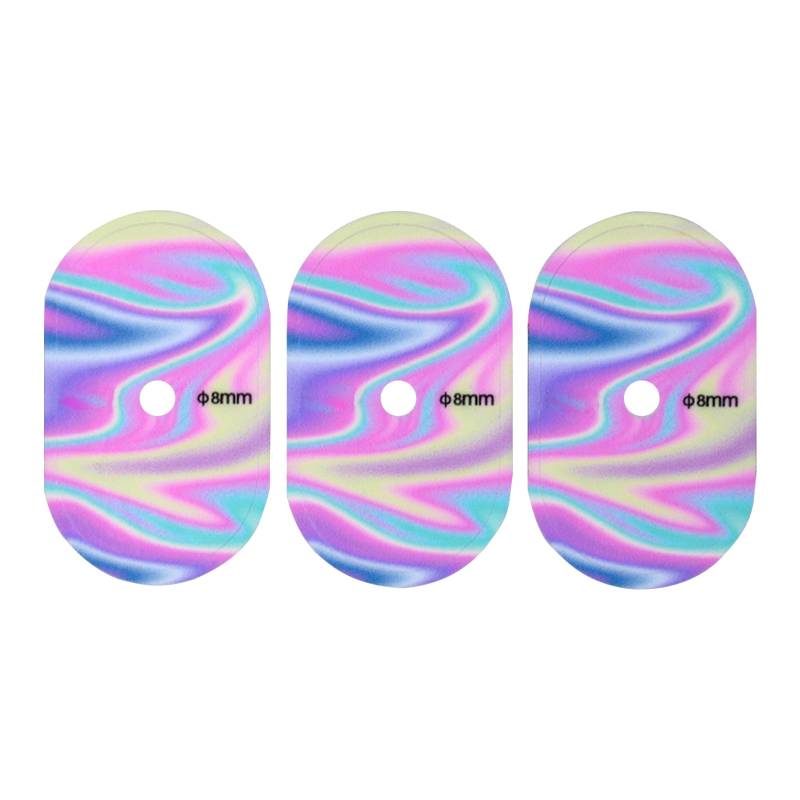 3pcs Reifenluftdüse Feste Aufkleber Fahrradventile Pad Aufkleber Fahrrad Reifenventile Aufkleber Wasserdichtungsventile Abziehbild von ZHENBYR
