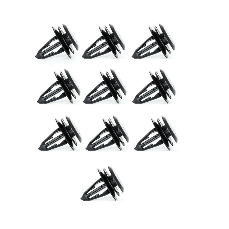 ZHINUAN 10 stücke Paket Regal Clips Fit for MG ZS MG3 10116060 Hinten Boot Last Abdeckung String Cord Retainer Cord Clips Kunststoff schwarz OEM REF Hutablagenanker von ZHINUAN