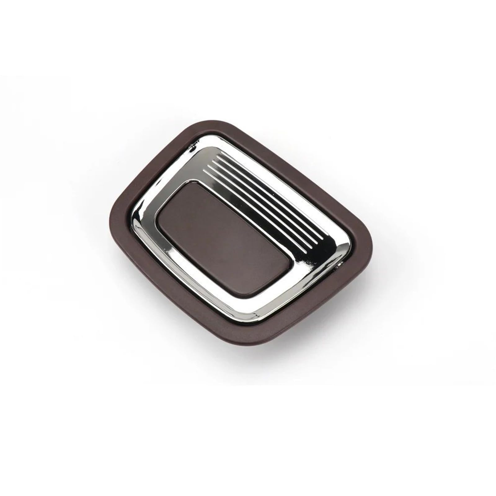 ZHINUAN Auto Stamm Schwanz Abdeckung Boden Platte Matte Boden Teppich Griff Reifen Abdeckung Schloss,Fit for W205 W253 W156 C GLA GLC-Klasse Schalter für den hinteren Kofferraumgriff(Brown) von ZHINUAN