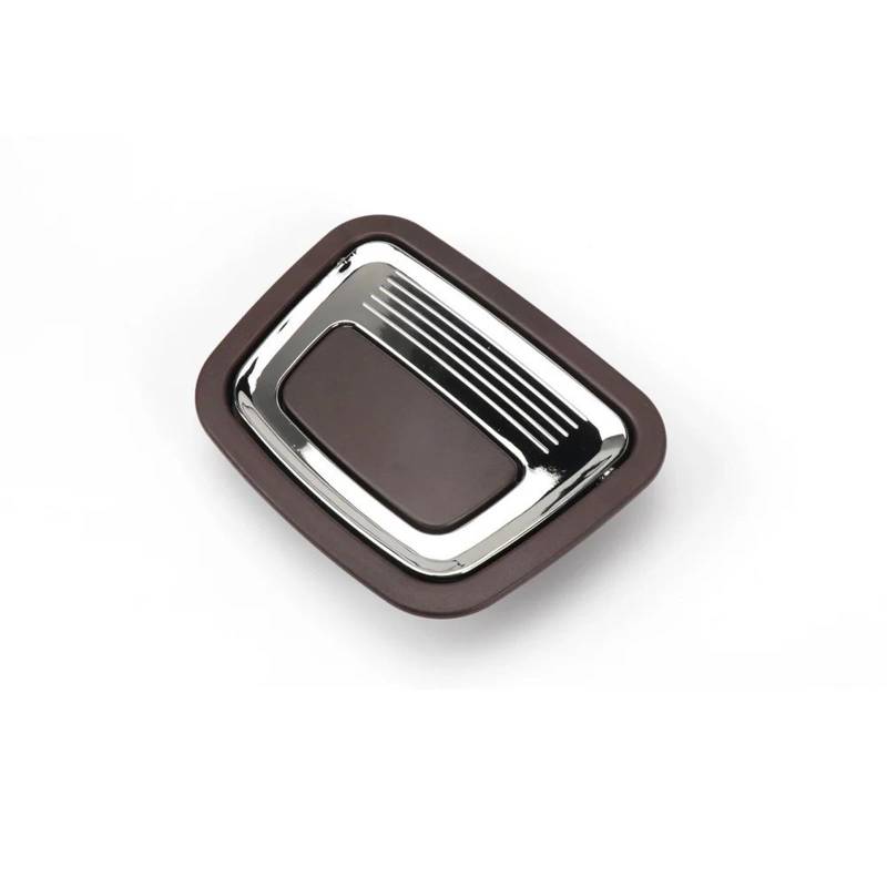 ZHINUAN Auto Stamm Schwanz Abdeckung Boden Platte Matte Boden Teppich Griff Reifen Abdeckung Schloss,Fit for W205 W253 W156 C GLA GLC-Klasse Schalter für den hinteren Kofferraumgriff(Brown) von ZHINUAN