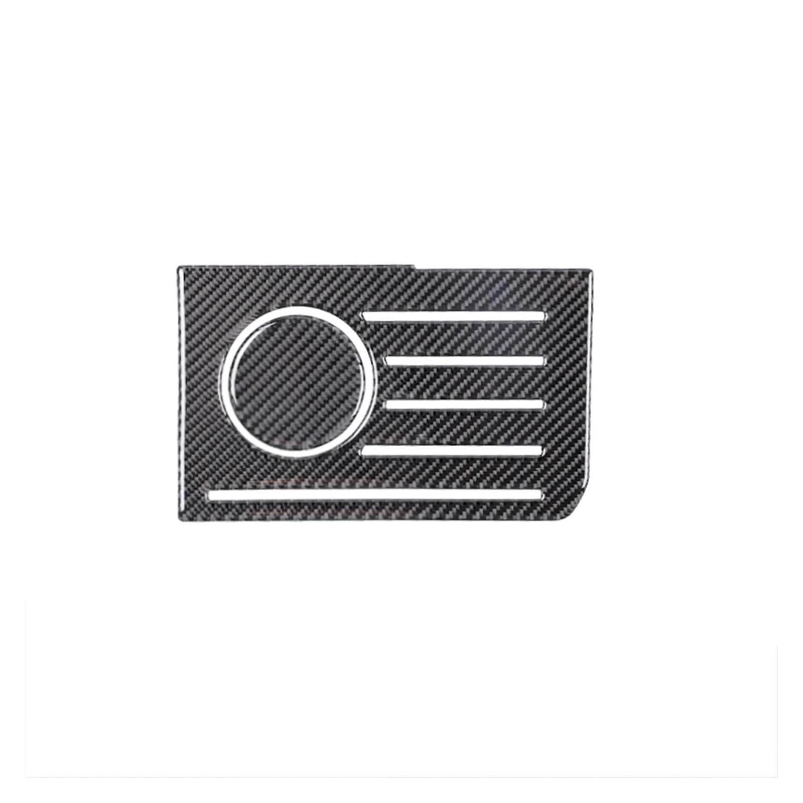 ZHINUAN Dichtung for den Schlitz der Mittelkonsolen-Aufbewahrungsbox, passend for Toyota, Tundra 2014-2018, Auto-Innenausstattung, Auto-Styling, Carbonfaser-Stil Co-Pilot-Handschuhfach-Dekor(W2 LHD) von ZHINUAN