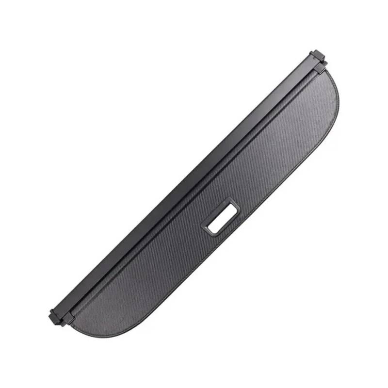 ZHINUAN Einziehbare Kofferraumabdeckung mit Schatten, passend for Ford, Mustang Mach-E 2021–2023, schwarzer Sichtschutz, Gepäckschutzabdeckung, Sicherheits-Tonneau Kofferraumschutz von ZHINUAN