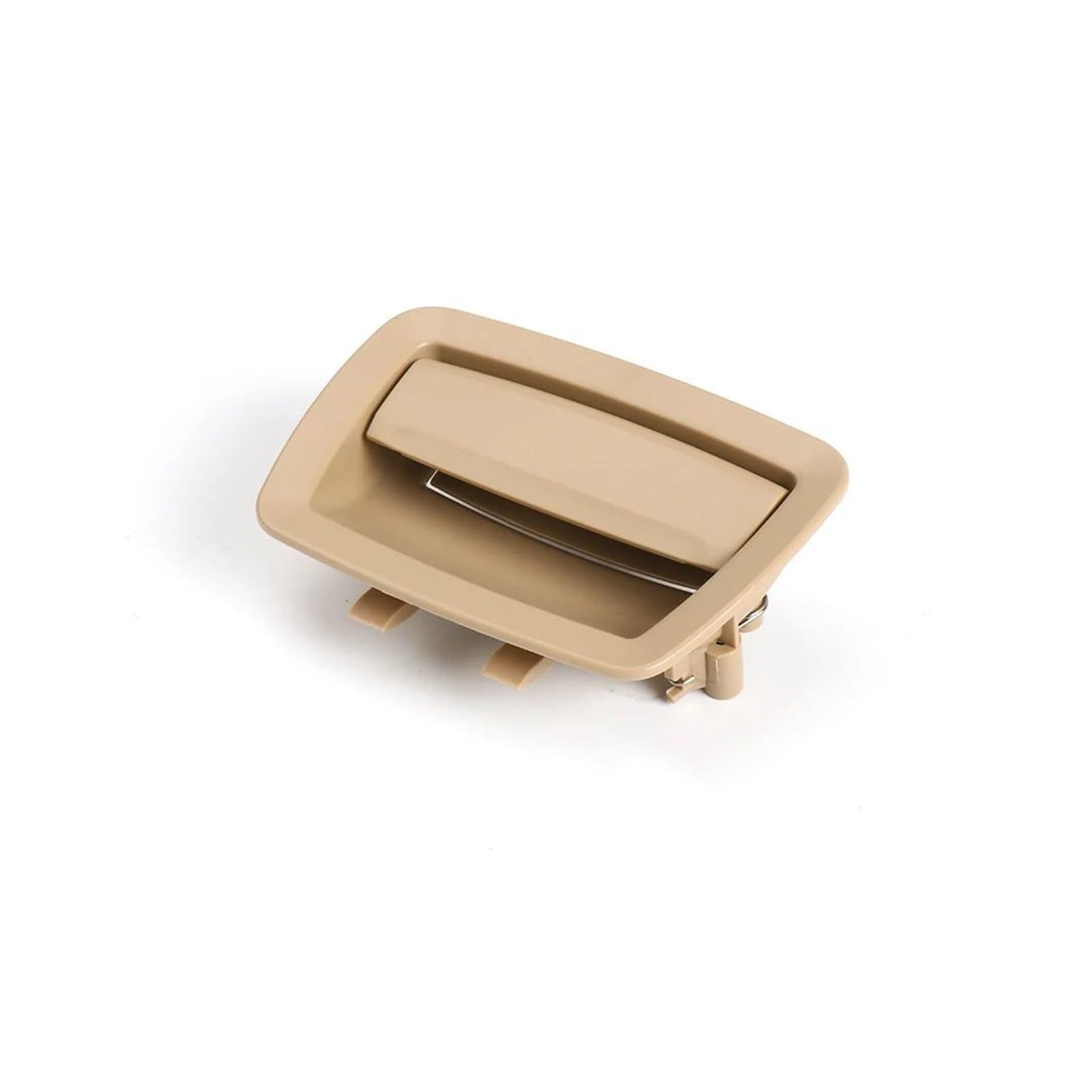 ZHINUAN Handschuhfach-Griffschalter, Auto-Innentürgriffe, Beifahrer-Kleinigkeiten, Stauraum, passend for 5er F10 F11 7er F01 F02 Schalter für den hinteren Kofferraumgriff(Beige) von ZHINUAN