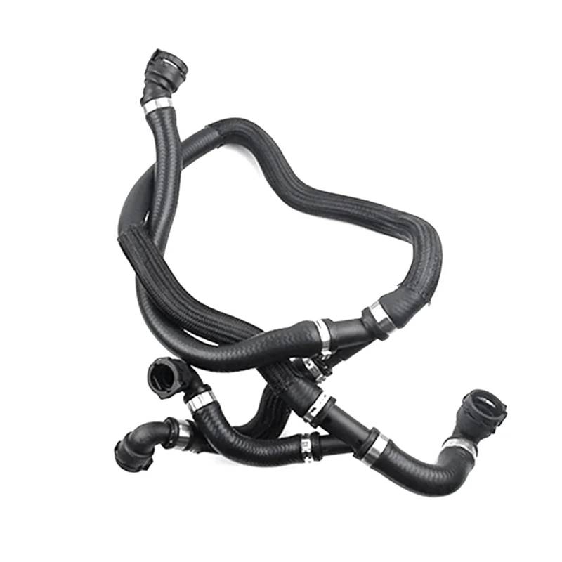 ZHINUAN Kühlerschlauch for Motorausgleichsbehälter, passend for E70 E71 X5 X6 35IX 40IX 17127576371 Gummi-Wasserkühlmittelrohr Motorkühlschlauch von ZHINUAN