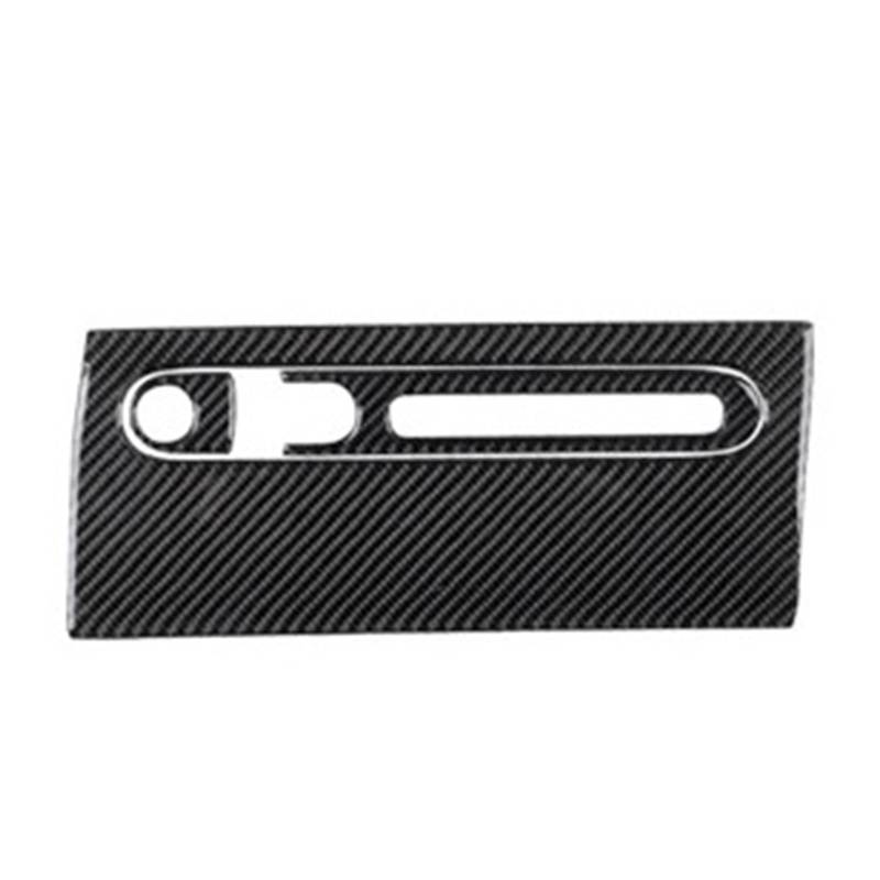 ZHINUAN Verkleidung for Handschuhfachschalterfeld des linken Antriebs, passend for Smart, Fortwo 451 Coupé 2011-2015, Abdeckungssatz, Innenausstattung aus echtem Carbon Co-Pilot-Handschuhfach-Dekor(E5 von ZHINUAN