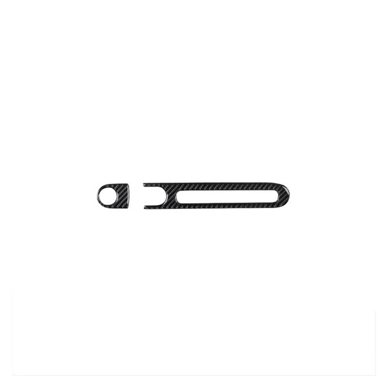 ZHINUAN Verkleidung for Handschuhfachschalterfeld des linken Antriebs, passend for Smart, Fortwo 451 Coupé 2011-2015, Abdeckungssatz, Innenausstattung aus echtem Carbon Co-Pilot-Handschuhfach-Dekor(E1 von ZHINUAN