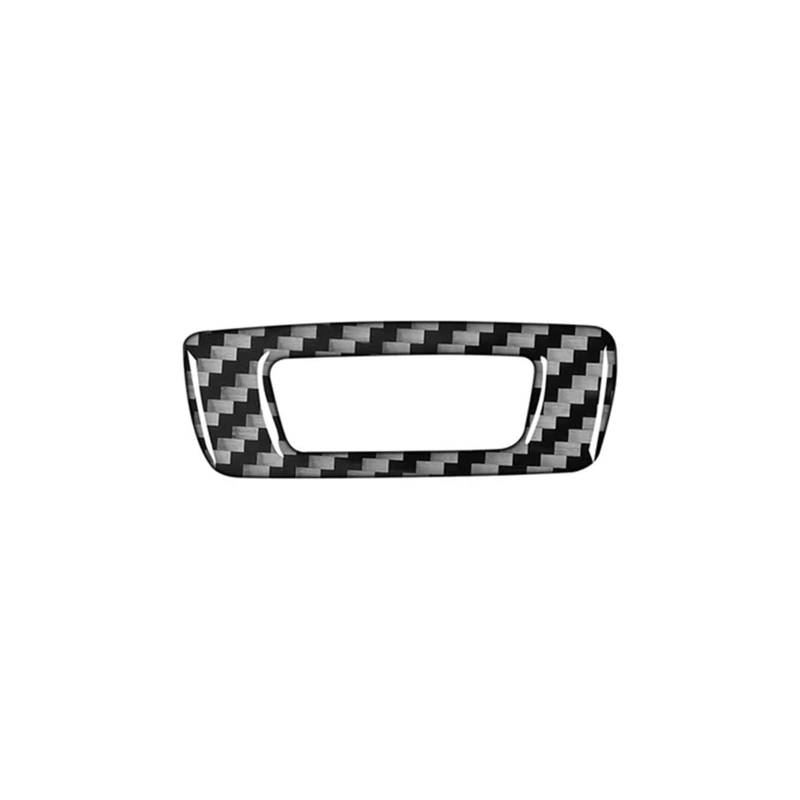ZHINUAN Zierleiste for die Aufbewahrungsbox zur Zentralverriegelung im Auto, passend for 5er GT5 F07 2010-2017, Zubehörschalter, Innenrahmenaufkleber aus Kohlefaser Co-Pilot-Handschuhfach-Dekor von ZHINUAN
