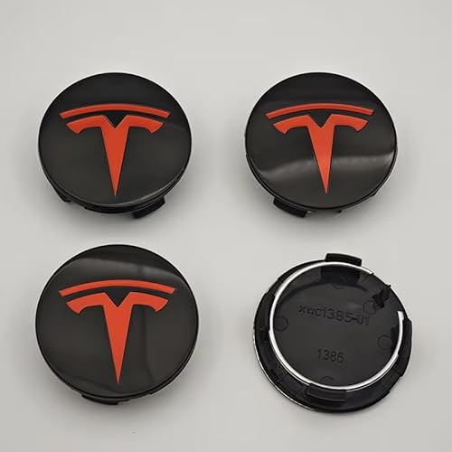 4 Stück Nabendeckel für Tesla Model 3 2020-, Felgendeckel Radnabenabdeckung Auto Nabenkappen Radnabenkappen Auto Zubehör für Radnaben,56mm-B von ZHIYONGSHUN
