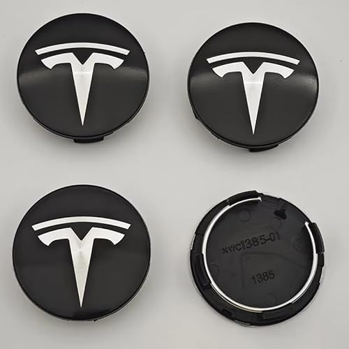 4 Stück Nabendeckel für Tesla Model 3 2020-, Felgendeckel Radnabenabdeckung Auto Nabenkappen Radnabenkappen Auto Zubehör für Radnaben,60mm-A von ZHIYONGSHUN
