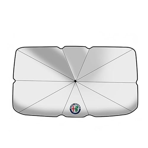 Regenschirm Sonnenblende für Alfa Romeo Stelvio 2017-2021 2022, Frontscheibe Sonnenblende Auto Sonnenschutz Frontscheibe Sonnenschirm,L von ZHIYONGSHUN
