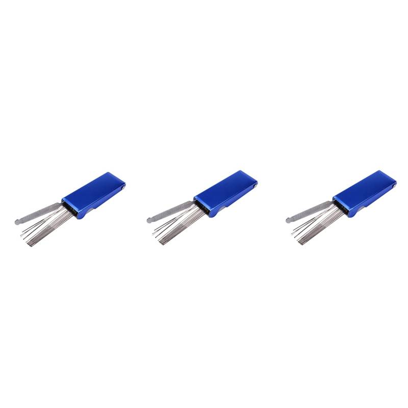 ZHIZAIHU 13-in-1 Brennerspitze, Schweißspitze, Düse, Schneidnadeln, Set, Edelstahl-Reibahlen (3er-Pack) von ZHIZAIHU
