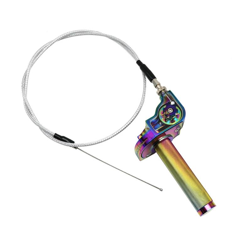22 Mm CNC-Aluminium-Lenker Mit Mehrfarbigen Gaspedal-Drehgriffen von ZHNRHJUE