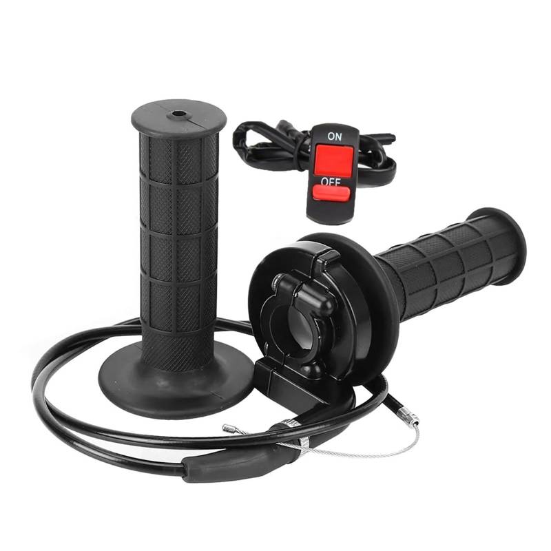 7/8" 22mm Motorrad-ATV-Griffe Twist Throttle Accelerator Griffgriff Und Kabelsatz Mit Kill-Schalter Für Motocross Pitbike Dirt von ZHNRHJUE
