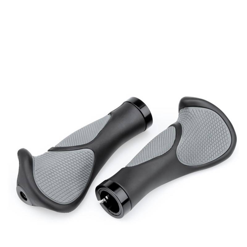 Fahrradgriff-Lenker-Endkappe, Aluminiumlegierung, Schloss, Berglenkergriff, Fahrrad-Anti-Rutsch-Gummi, rutschfeste Fahrradgriffe von ZHNRHJUE