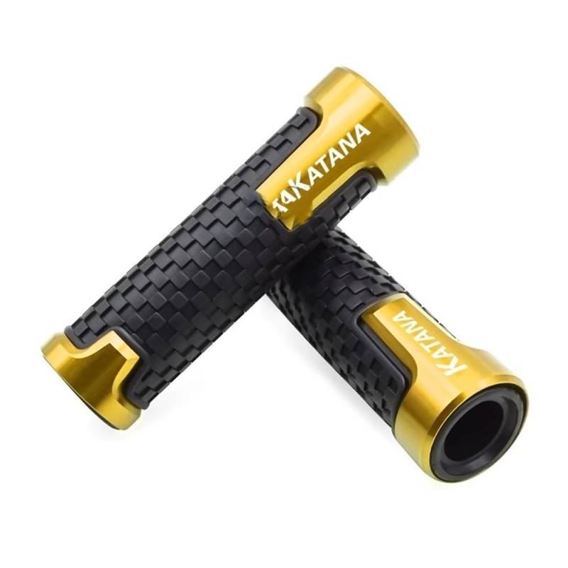 Für Suzuki 600/750/GSX1100F Katana Universal 7/8 "22mm Motorrad Anti-Slip Griff Bar Lenker Griffe GSX1100 GSX 1100 F 1100F von ZHNRHJUE