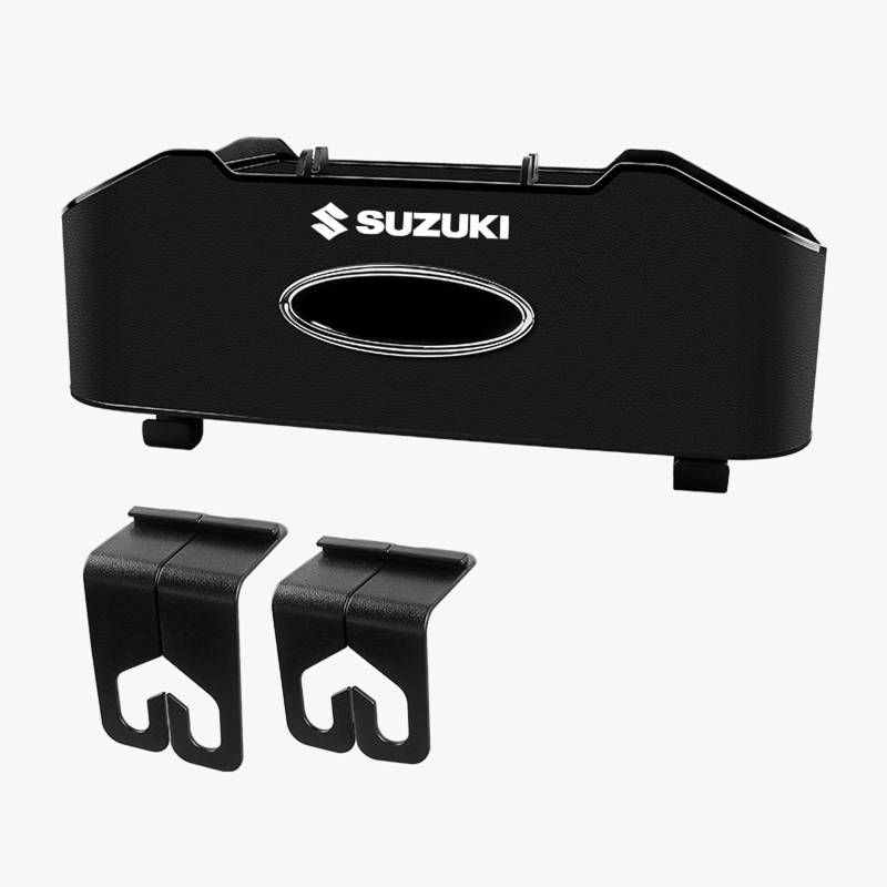 Aufbewahrungsbox für Autositz für Suzuki Across 2020 2021 2022 2023 2024 2025, Aufbewahrungsbox mit Getränkehalter Auto Zubehör,Black von ZHOUBIN23