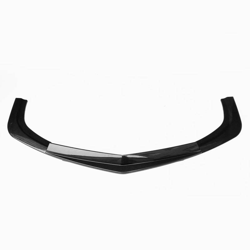 Frontstoßstange Spoiler Für Benz Für C-Klasse Für W204 Für C63 2012 2013 2014 Auto Frontspoiler Stoßstange Lip Untere Splitter Schutzklappe Frontspoiler-Diffusor(Carbon Fiber Look) von ZHQDRCY