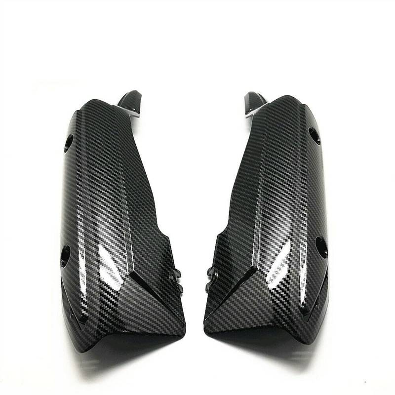 Für Yamaha YZF-R1 R1 2009-2014 Kohlefaser-Finish Motorrad Seitenwand Auspuff Oberhitzeschild von ZHSBAG