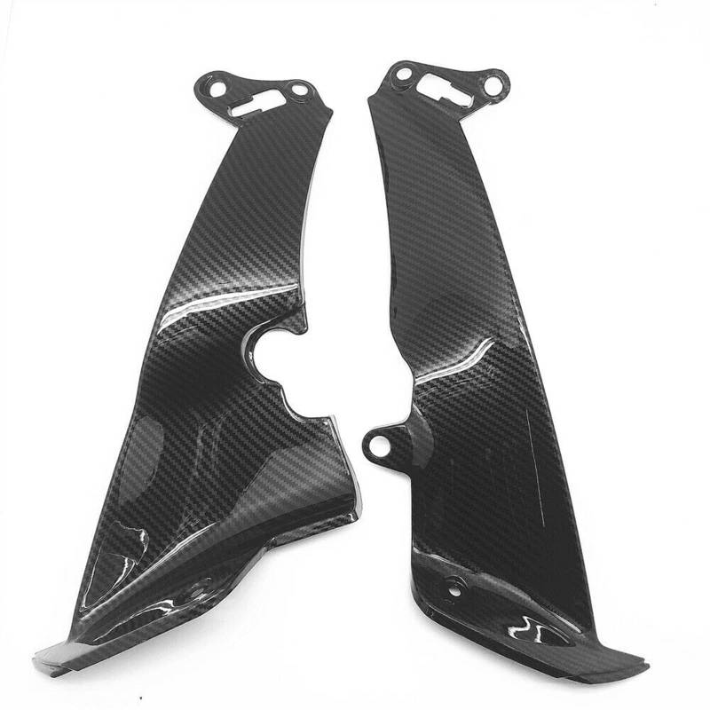 Kohlefaser-Finish links rechts mittlere obere vertikale Seitenverkleidung für YAMAHA YZF-R1 R1 2009-2014 von ZHSBAG