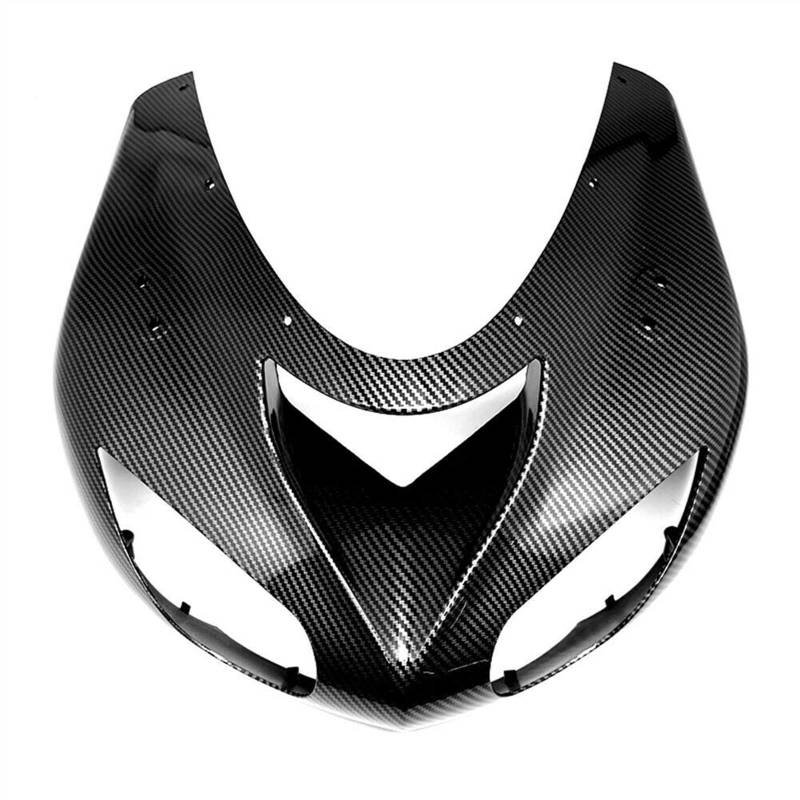 Motorradteile Kohlefaser Front Upper Scheinwerferverkleidung für Kawasaki NINJA ZX-10R 2006 2007 Spoiler von ZHSBAG