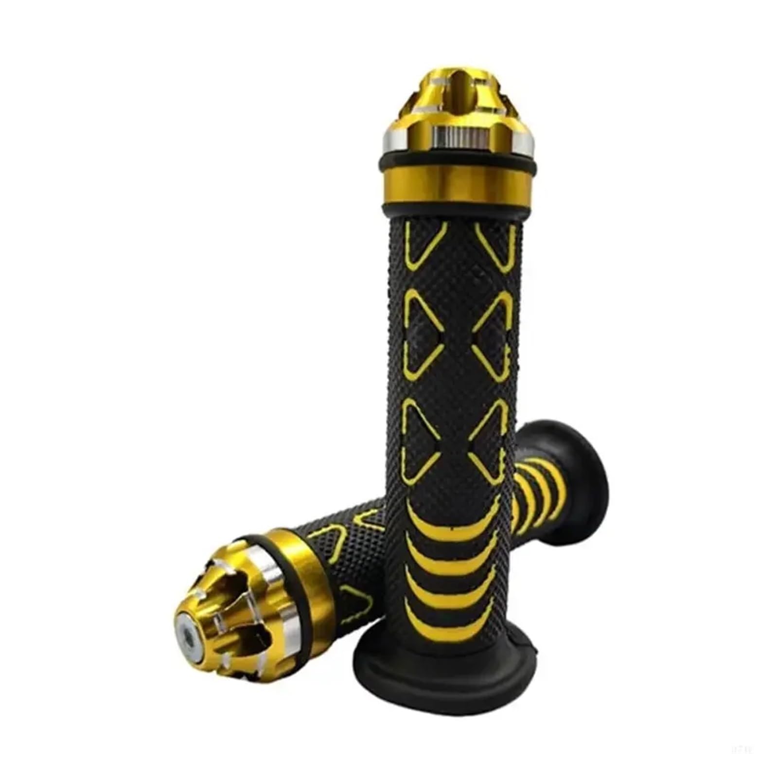 37JE Anti Slip Griff Griffe Motorrad Lenker Griffe Anti Slip Motorrad Hand Griffe(Yellow) von ZHTAISU