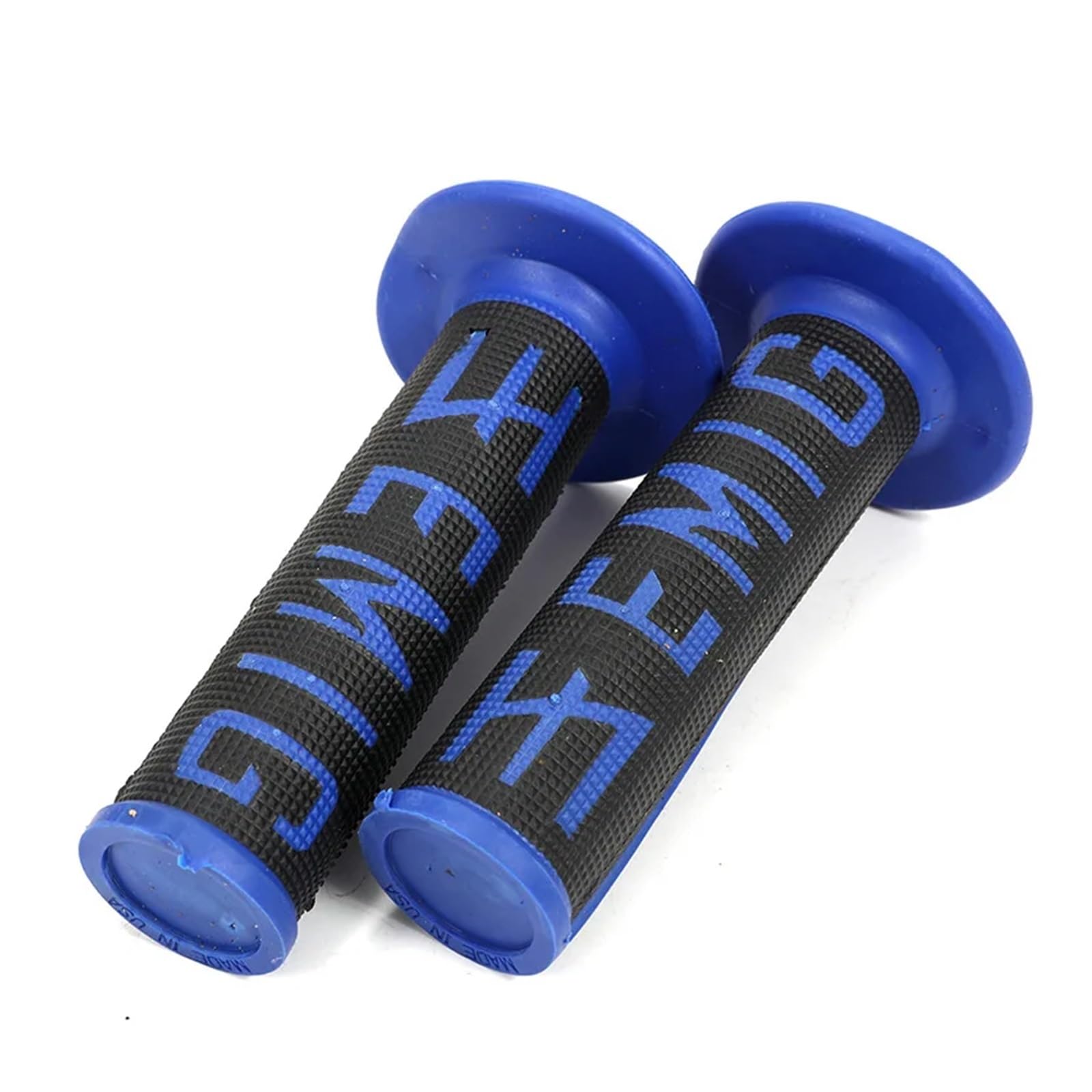 Motocross-Zubehör Motorradgriffe Enduro Cross-Griffmanschetten Pitbike-Griff for Gel GP MX 9-Farben-Gummi-Lenkerschutz(Black Blue) von ZHTAISU