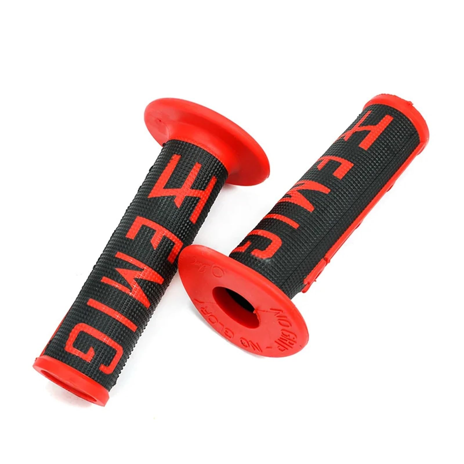 Motocross-Zubehör Motorradgriffe Enduro Cross-Griffmanschetten Pitbike-Griff for Gel GP MX 9-Farben-Gummi-Lenkerschutz(Black Red) von ZHTAISU