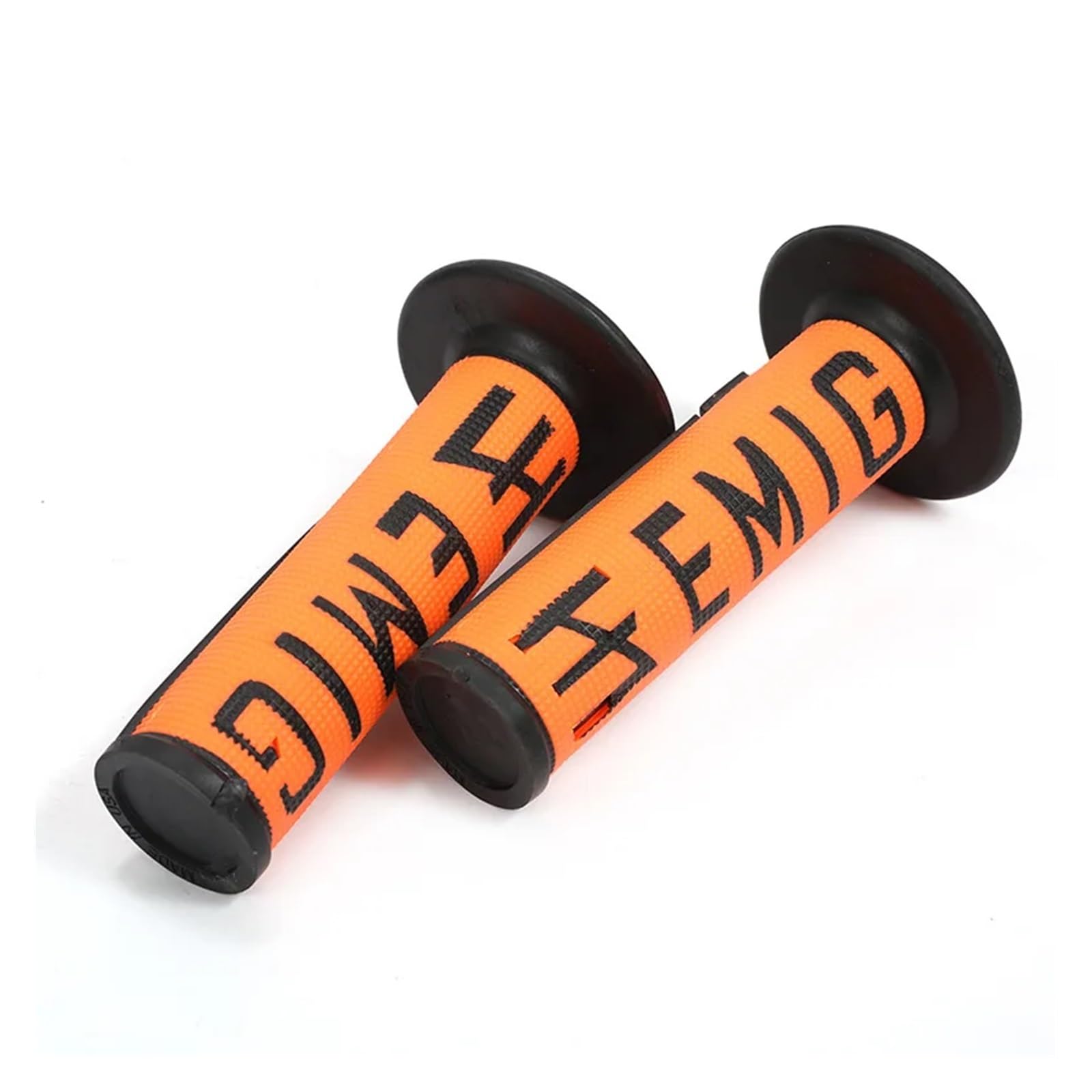 Motocross-Zubehör Motorradgriffe Enduro Cross-Griffmanschetten Pitbike-Griff for Gel GP MX 9-Farben-Gummi-Lenkerschutz(Orange Black) von ZHTAISU