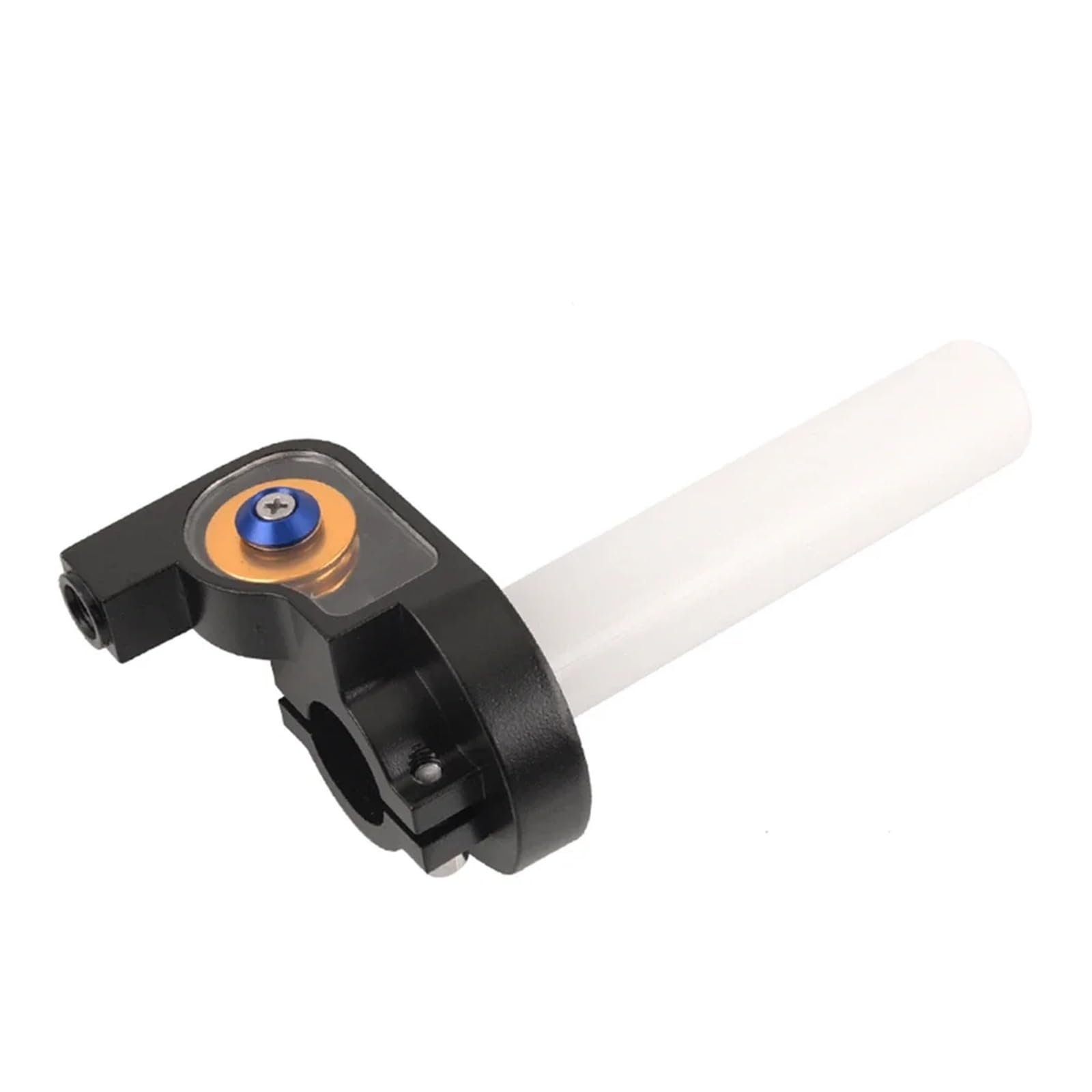 Motorcycle Dirt Bike 22mm Quick Twist Gas Throttle Settle Grips Handle Grips Throttle Cable(Throttle Lever Gold) von ZHTAISU