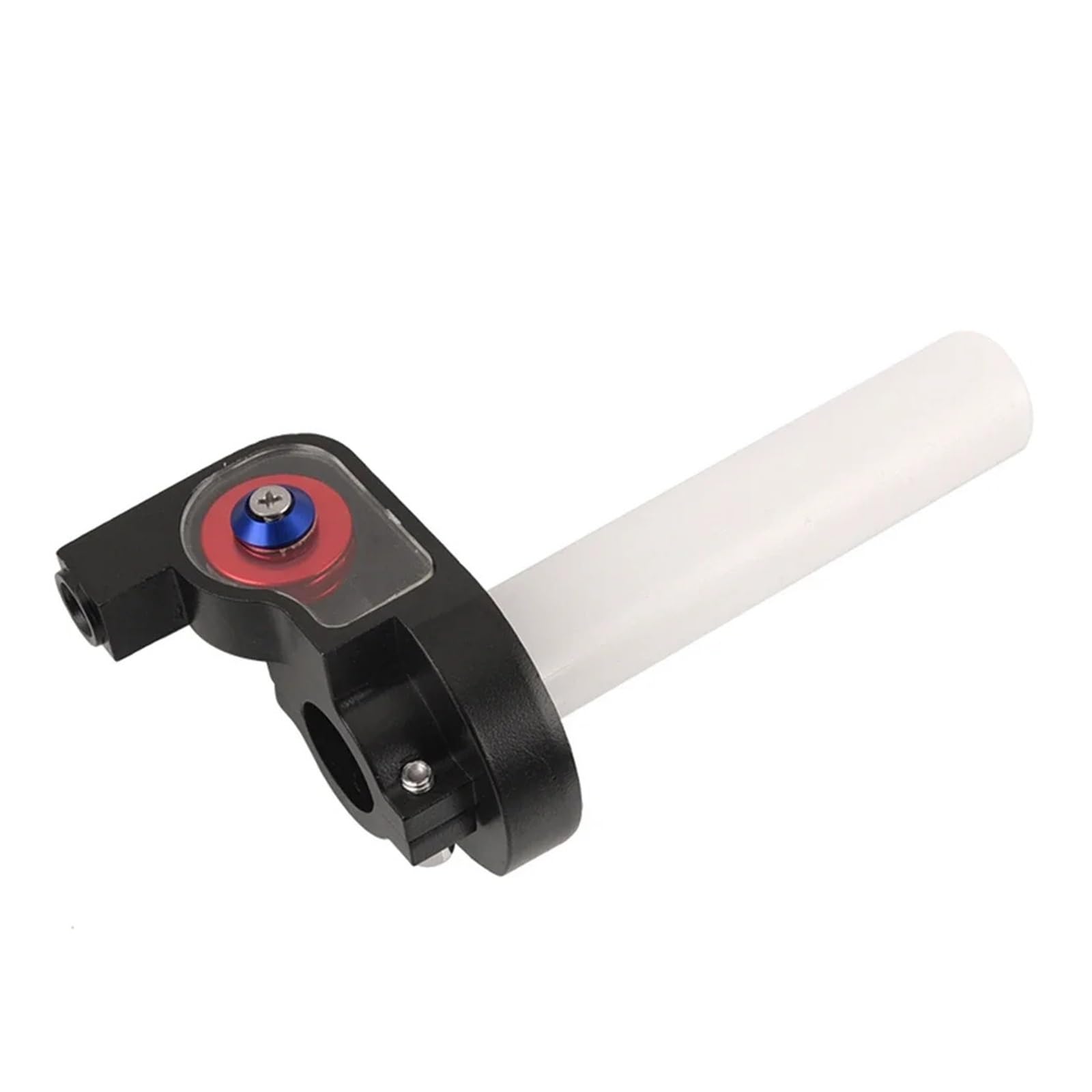 Motorcycle Dirt Bike 22mm Quick Twist Gas Throttle Settle Grips Handle Grips Throttle Cable(Throttle Lever red) von ZHTAISU
