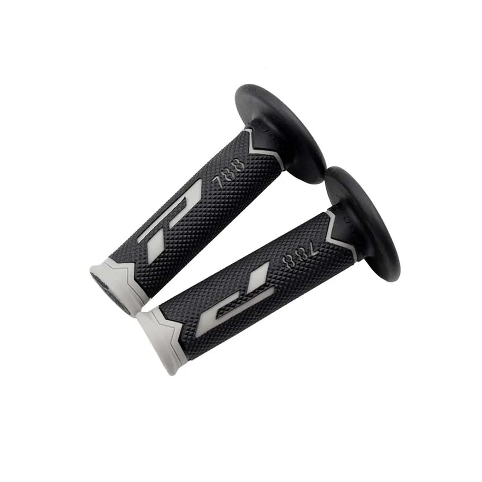 Motorcycle Handles Mashroom Grips Quick Draw Handlebars Pitbike MX Grip Rubber Twist Gel GP Motocross Universal Accessories(Gray) von ZHTAISU