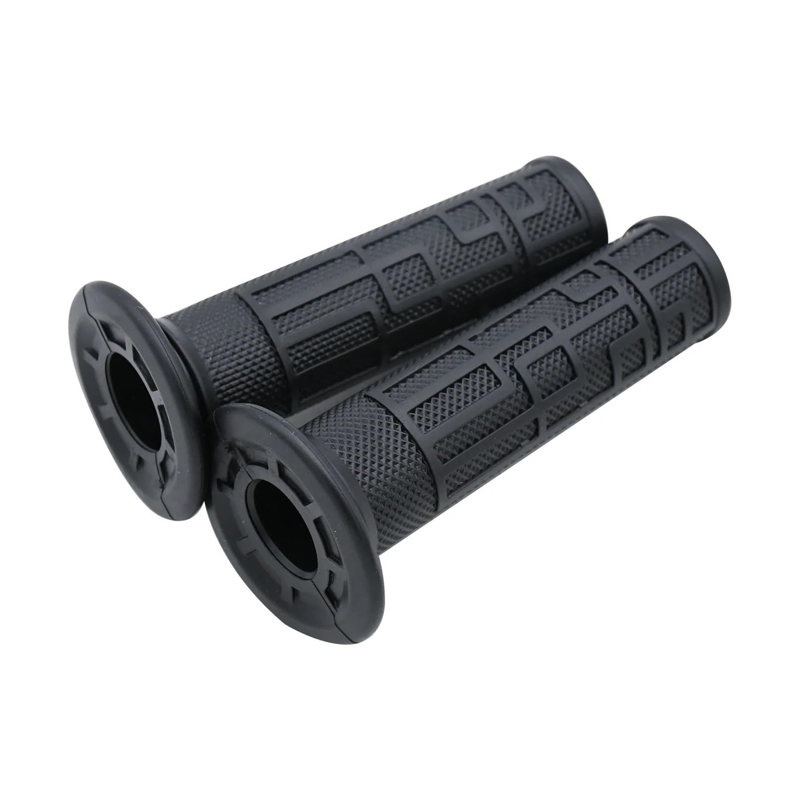 Motorrad Gummi Lenker Grip Kleber Hand Grip Brems Griff Griffe Abdeckung for Licht Bee XS Motocross(Black) von ZHTAISU