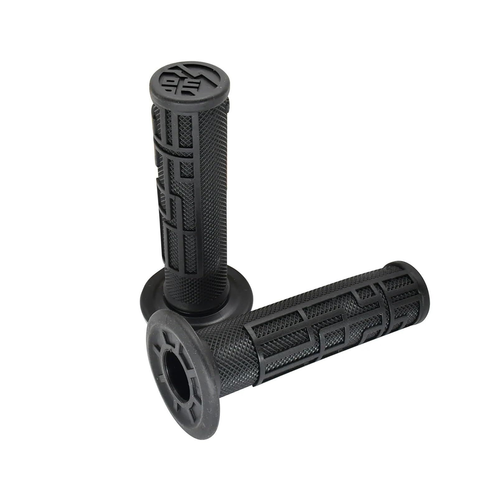 Motorrad Gummi Lenker Hand Grip Brems Griff for SXS Licht Bee Off-Road Dirt Bike(Black Grip Glue) von ZHTAISU