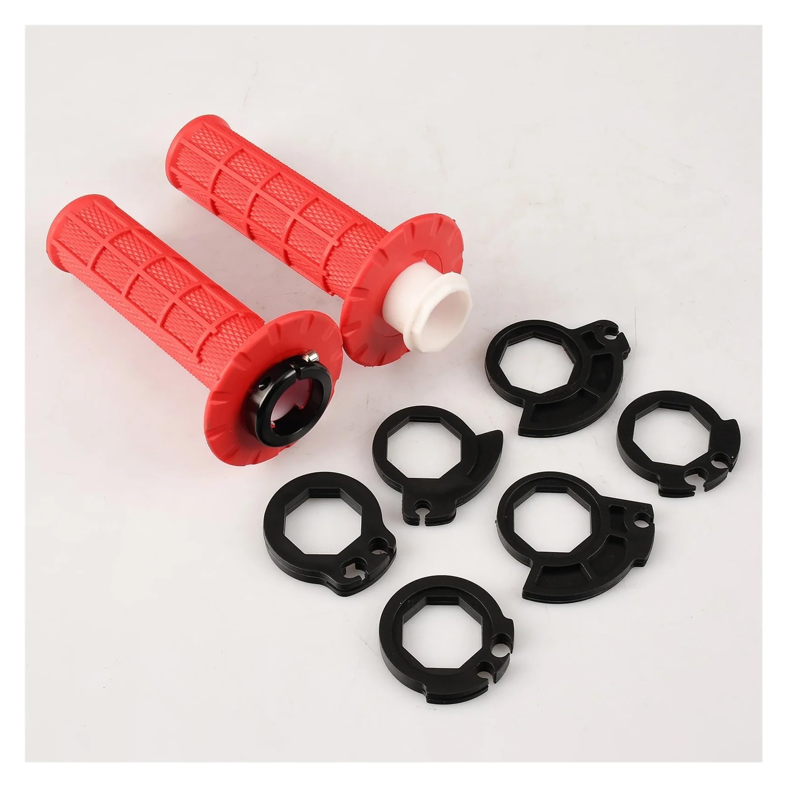 Motorradgriffe 7/8 Zoll 22 mm Handgriff mit Snap-on-Cam-Lock-on-Griffen Dirtbike-Lenker for 125-500 SX SXF EXC EXCF XC XCF(1) von ZHTAISU