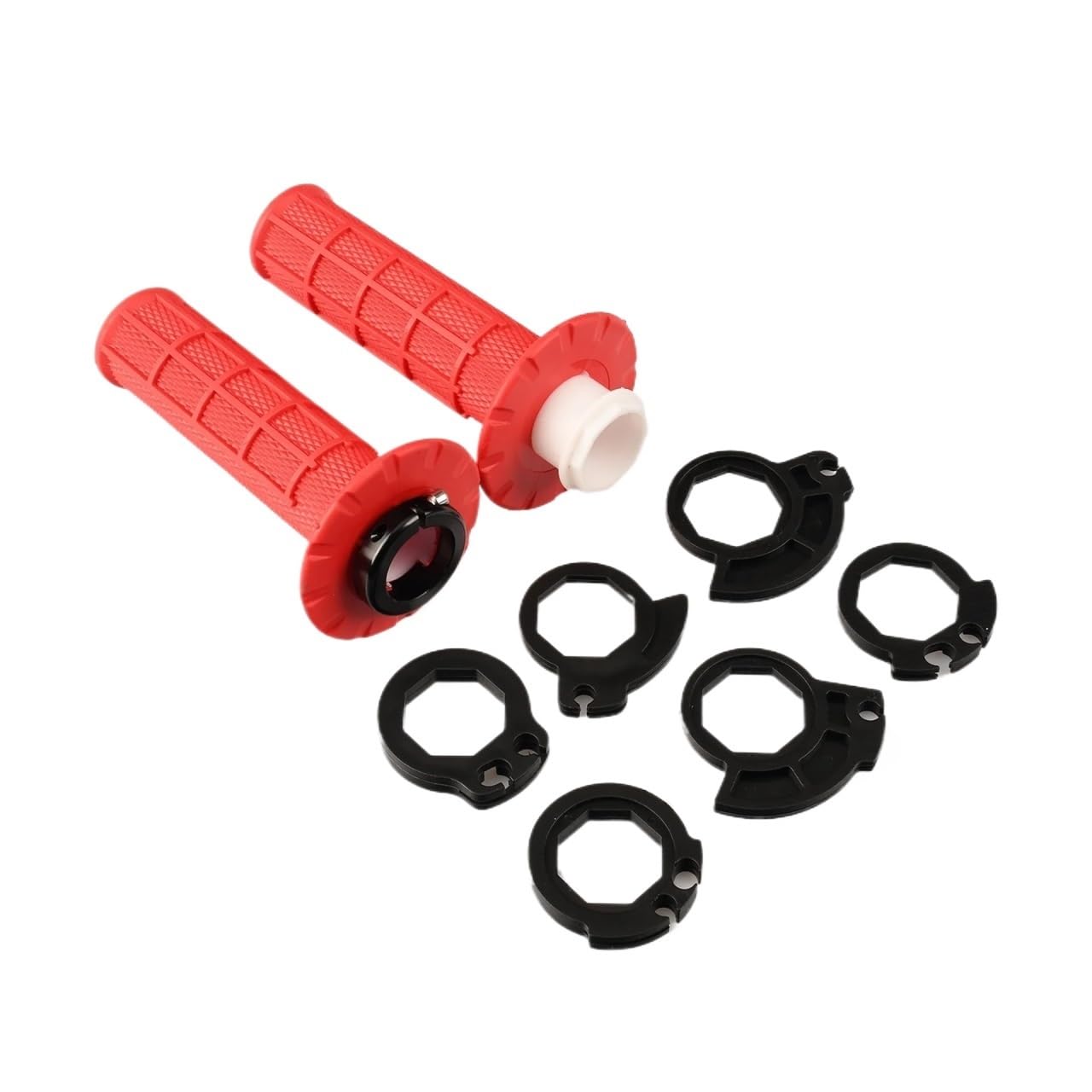 Motorradgriffe 7/8 Zoll 22 mm Handgriff mit Snap-on-Cam-Lock-on-Griffen Dirtbike-Lenkergriffe for CRF SXF EXC Universal(1) von ZHTAISU