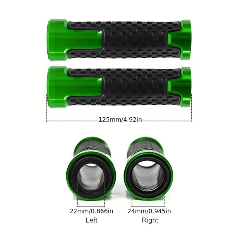 Universal 7/8 "22mm Motorrad Griff Grip Lenker Griffe(6) von ZHTAISU