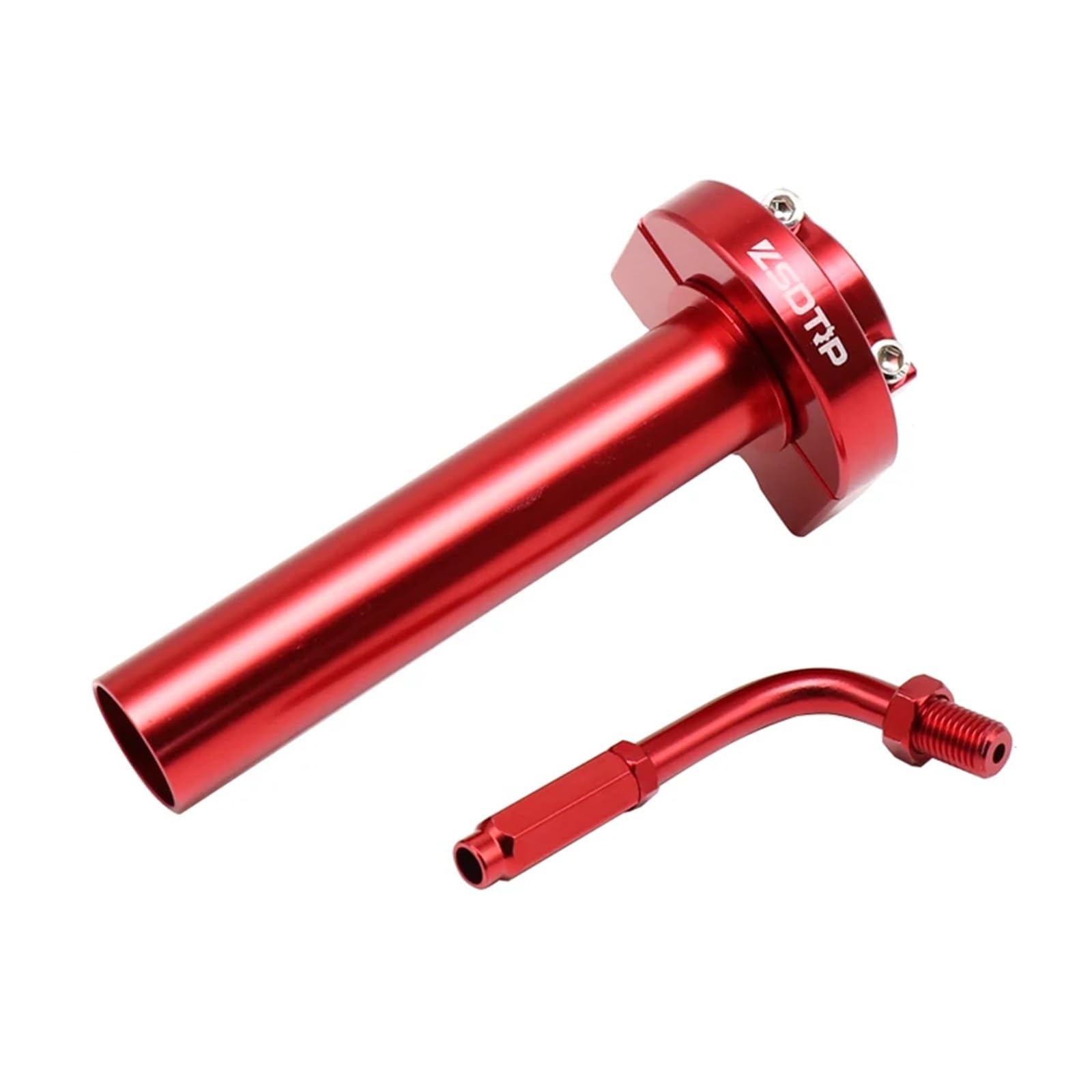 Universal Motorrad CNC Aluminium Griff Gasgriff 22mm Quick Twister Mit Gewinde Ellenbogen Set Lenker(1) von ZHTAISU