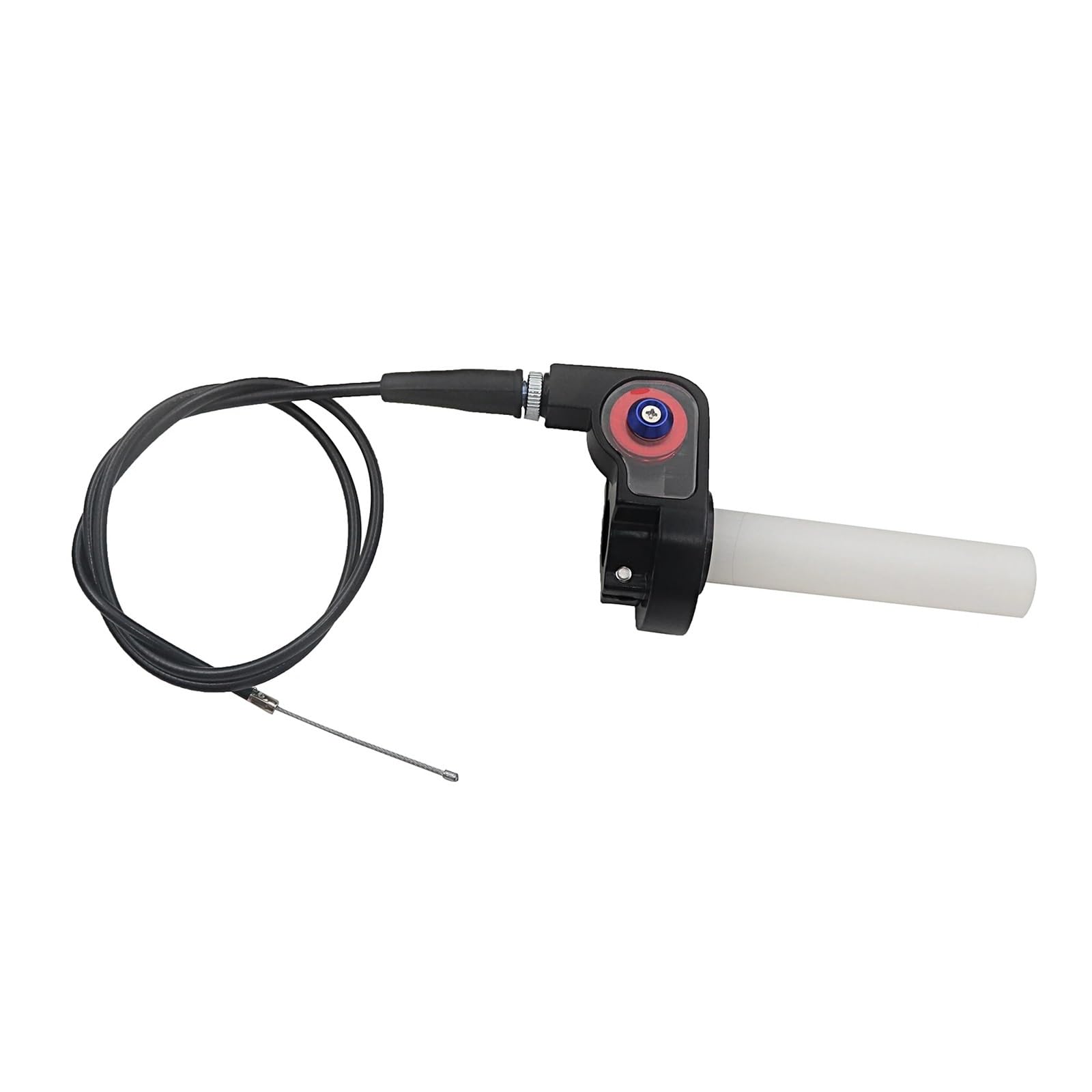 Visuelle 1/4-Zoll-Schnelldreh-Gasgriffe for Motorräder, Settle & Twist-Gasgriff + 980-mm-Gaszug for Dirt Pit Bike Motocross(Black) von ZHTAISU