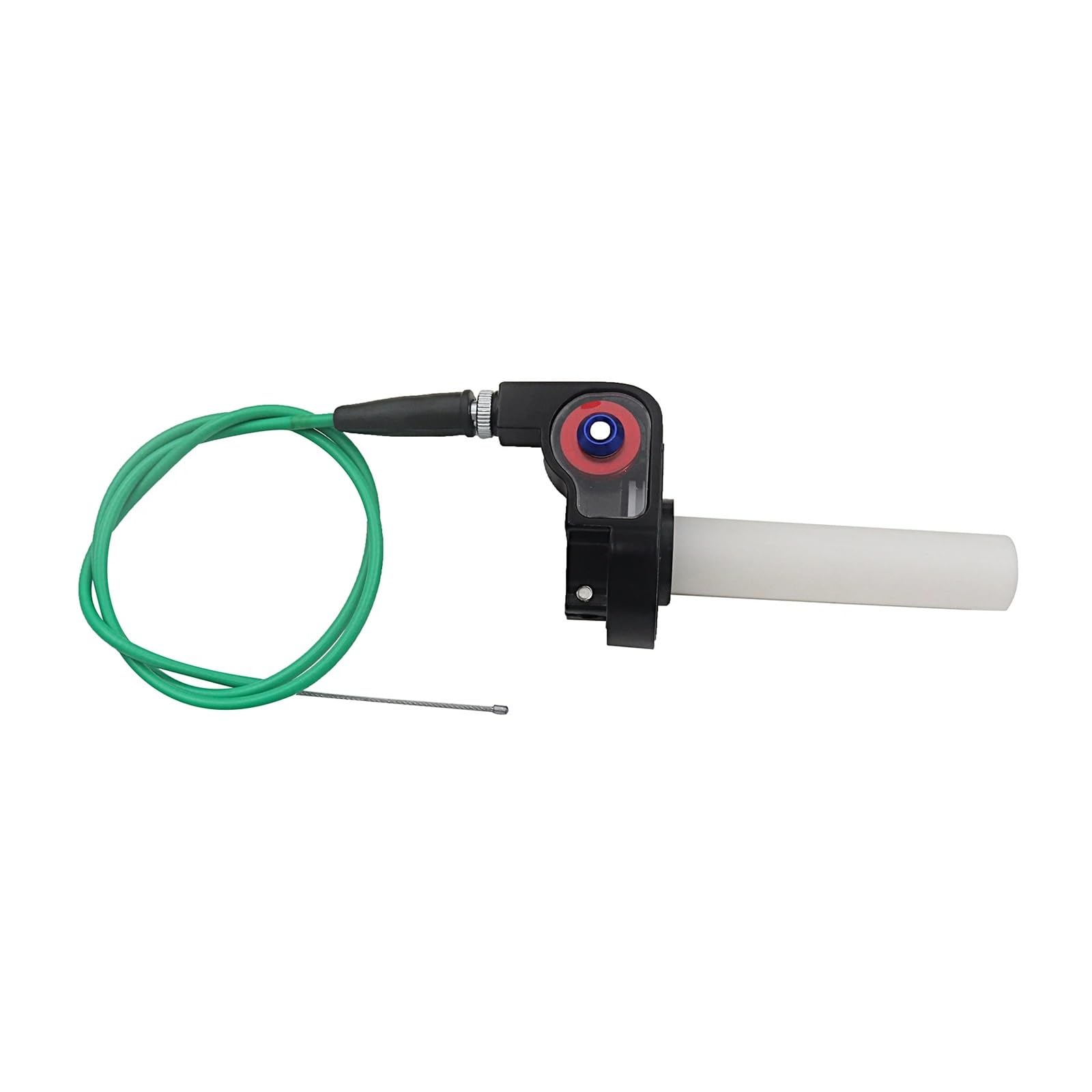 Visuelle 1/4-Zoll-Schnelldreh-Gasgriffe for Motorräder, Settle & Twist-Gasgriff + 980-mm-Gaszug for Dirt Pit Bike Motocross(Green) von ZHTAISU