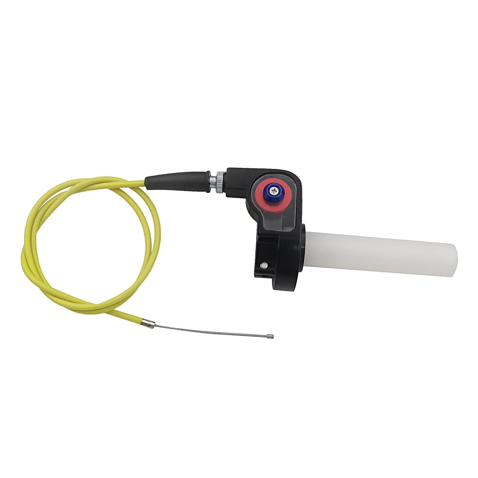 Visuelle 1/4-Zoll-Schnelldreh-Gasgriffe for Motorräder, Settle & Twist-Gasgriff + 980-mm-Gaszug for Dirt Pit Bike Motocross(Yellow) von ZHTAISU