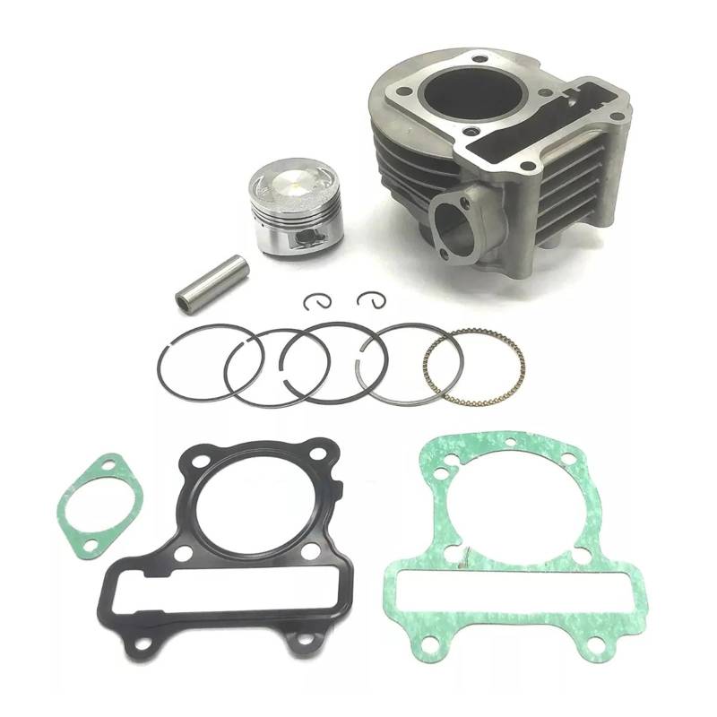 1Set 50mm Bohrung Zylinder Kolben Kit for Activa 100 Beat 100 Wh 100 Bohrung/Kolben Durchmesser Motorrad Zubehör teile von ZHUOHANG