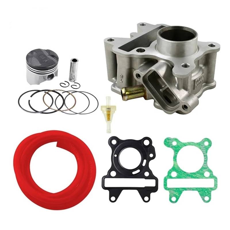 Motorrad 38mm Zylinder Kolben Kopf Dichtung Kraftstoff Filter Öl Rohr for XC50D XC50H XC50R BX50S BX50N NS50F CE50D CE50ZR von ZHUOHANG
