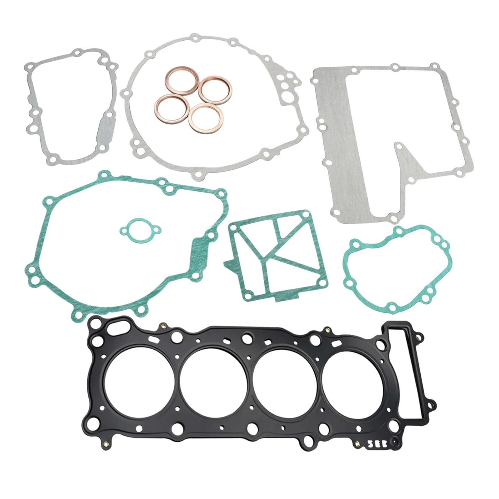 Motorrad Zylinderkopf Ölpumpe Motor Kurbelgehäuse Abdeckung Dichtung Kits for YZF-R6 YZFR6 1999-2002 Motorrad Zylinderkopf Ölpumpe Motor Kurbelgehäuse Abdeckung Dichtung Kits for YZF-R6 YZFR6 1999-2002 von ZHUOHANG
