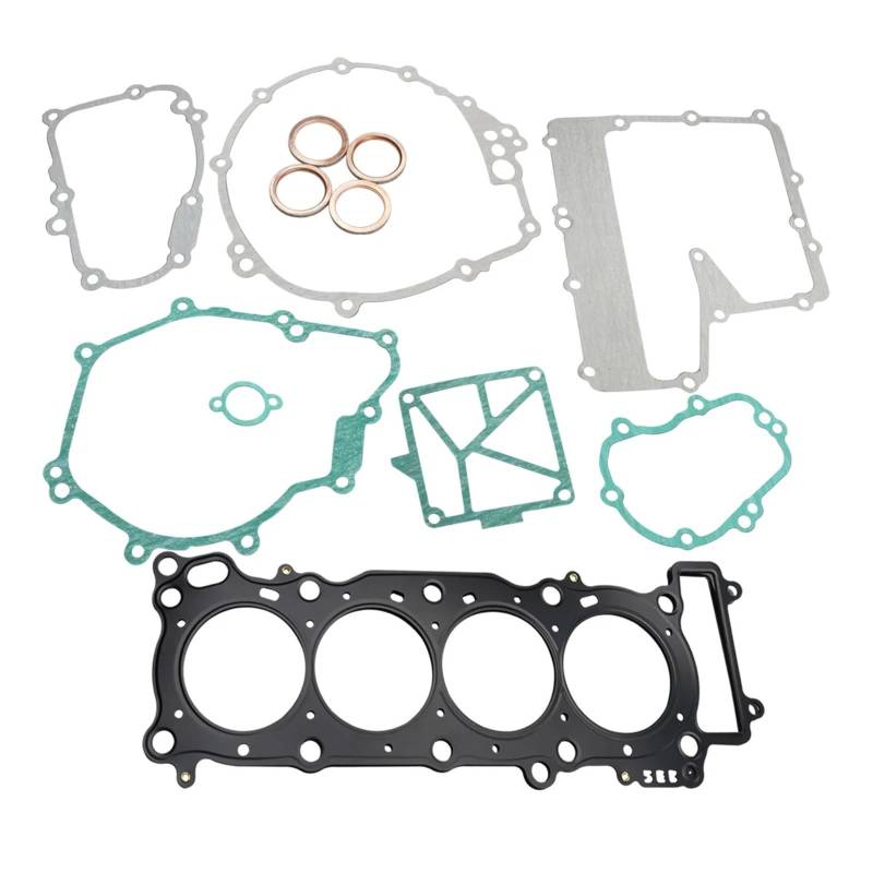 Motorrad Zylinderkopf Ölpumpe Motor Kurbelgehäuse Abdeckung Dichtung Kits for YZF-R6 YZFR6 1999-2002 von ZHUOHANG