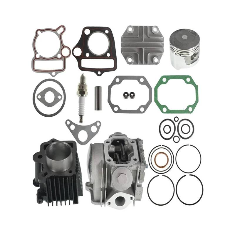 STD 47mm Motorrad Zylinderkopf Kolben Dichtung Rebuild Überholung Kit for 1969-2012 CRF70 ATC70 XR70R XL70 CC 12101-GB0-910 von ZHUOHANG