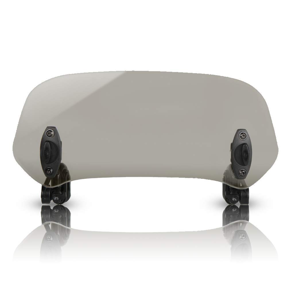 368mm Motorrad Windabweiser Verstellbare Clip-on Windschutzscheibe Zubehör Windschild Windschutzscheibe Verlängerung Erweiterung Spoiler Aufsatz Schwarz 368mm Motorrad Windabweiser Verstellbare Clip-on Windschutzscheibe Zubehör Windschild Windschutzscheibe Verlängerung Erweiterung Spoiler Aufsatz Schwarz von ZHUOWU
